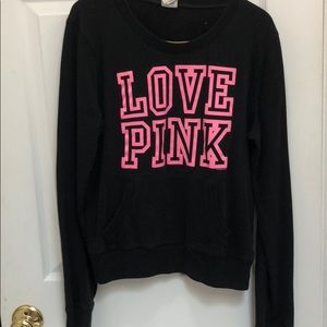 Pink crew neck